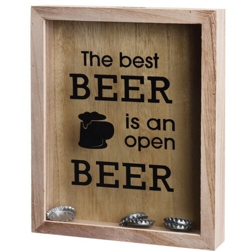 Závěsná skříňka na pivní zátky Beer
