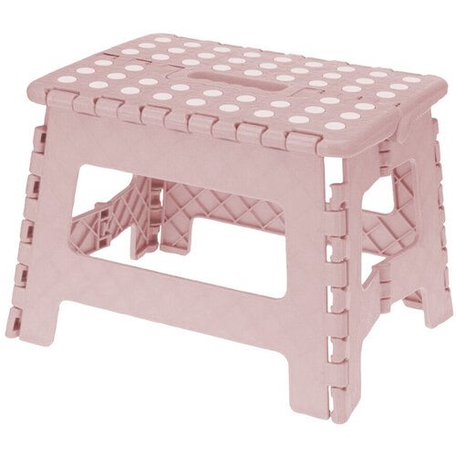 Plastová skládací stolička s ABS Nina růžová