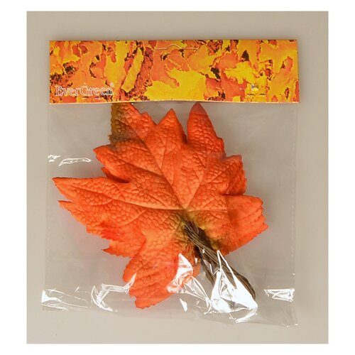 Podzimní dekorace Javorový list 14 x 12 cm