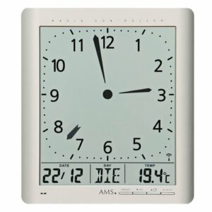 AMS 5898 digitální nástěnné i stolní hodiny