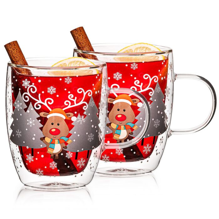 4Home Termo sklenice Mug Reindeer Hot&Cool 270ml