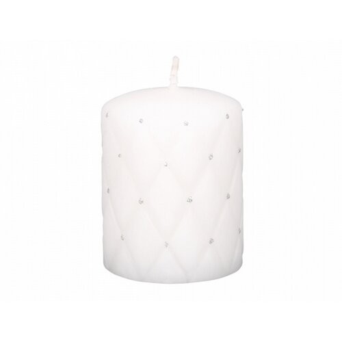 Dekorativní svíčka Florencia d7x10 cm bílá mat