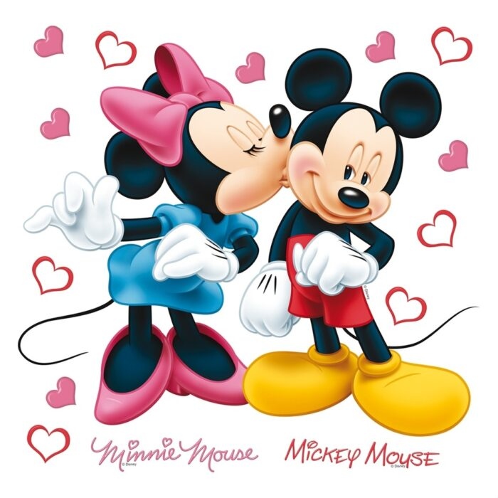Samolepicí dekorace Minnie a Mickey